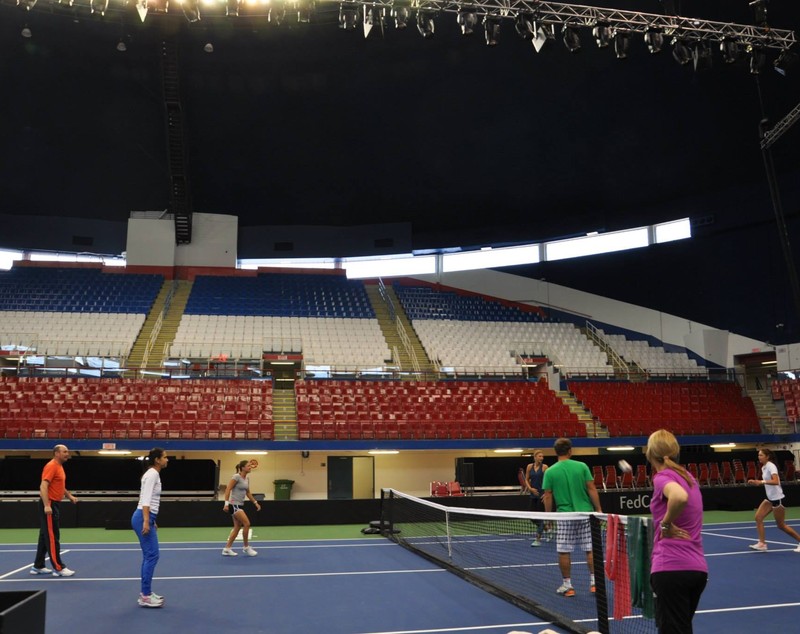 Echipa de Fed Cup a României a efectuat primul antrenament la Montreal / GALERIE FOTO