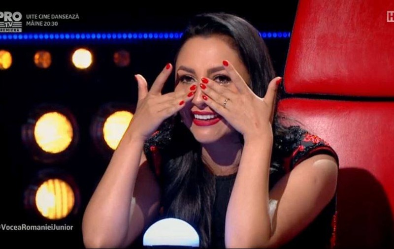 Andra, în lacrimi la Vocea României Junior. A avut nevoie de încurajările lui Marius Moga și ale Innei