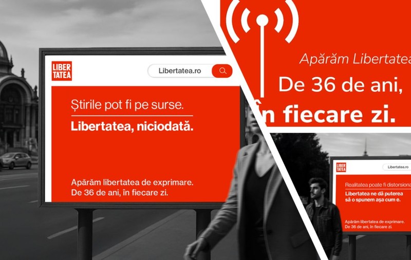 Libertatea marchează 36 de ani, printr-o campanie de brand care reafirmă rolul esențial al presei: „Apărăm libertatea. De 36 de ani, în fiecare zi”