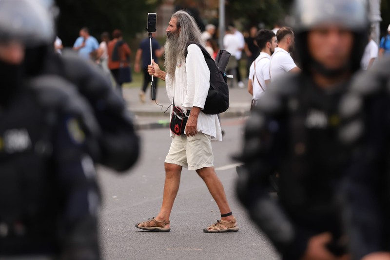 Cezar Cătălin Avrămuță, cunoscut ca „Stegarul dac”