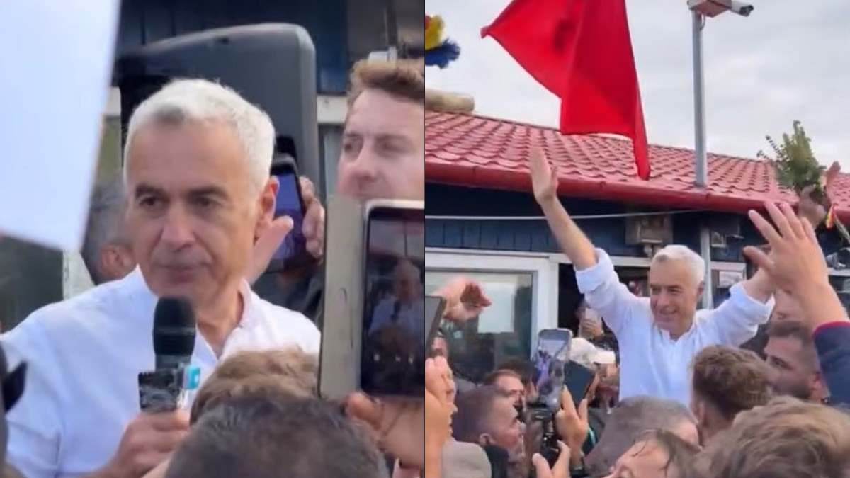 Călin Georgescu a făcut baie de mulțime în Piața de vechituri din Oradea