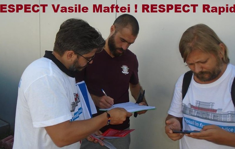 Vasile Maftei a semnat pentru inițiativa civică ”Fără penali în funcții publice”. Academia Rapid, sponsorizată de PSD