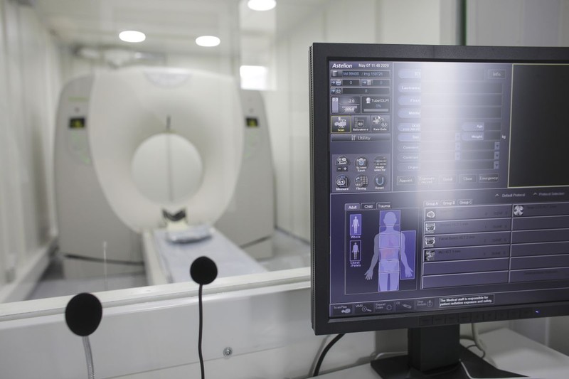 Computerul tomograf mobil a fost inaugurat luna trecută la Institutul Matei Balș