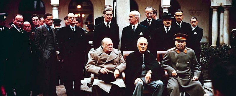 Churchill, Roosevelt și Stalin, imaginea celebră a înțelegerii de la Ialta