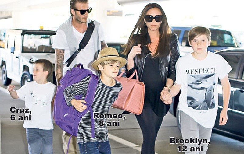 David şi Victoria Beckham și-au botezat fetița "Şapte"!