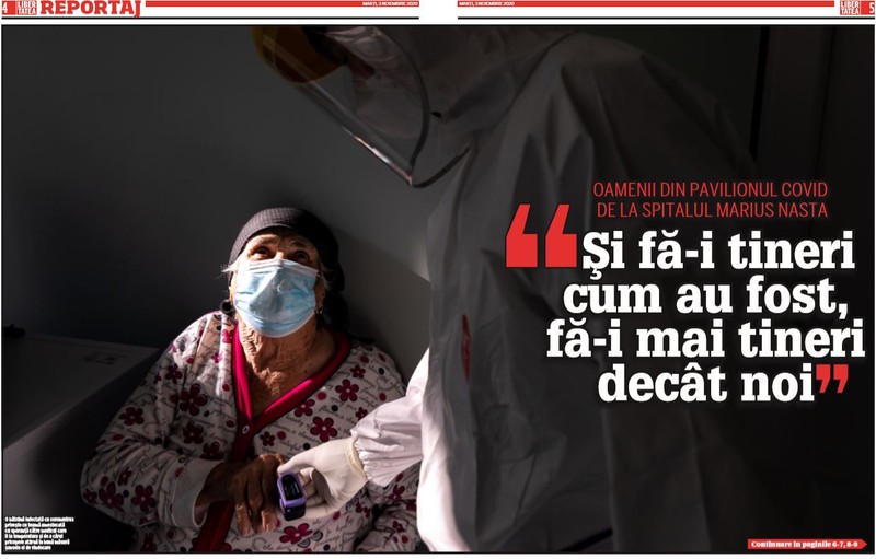 Așa arată deschiderea de astăzi a ziarului Libertatea