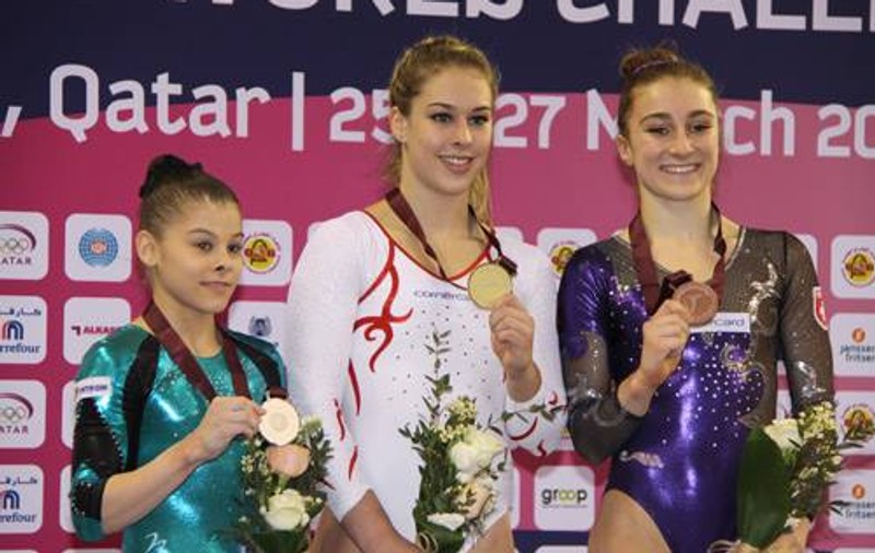Laura Jurcă, Diana Bulimar și Andrei Muntean, pe podium la Cupa Mondială de la Doha