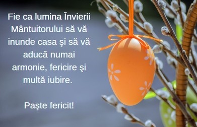Urări de Paște 2021 pentru cei dragi