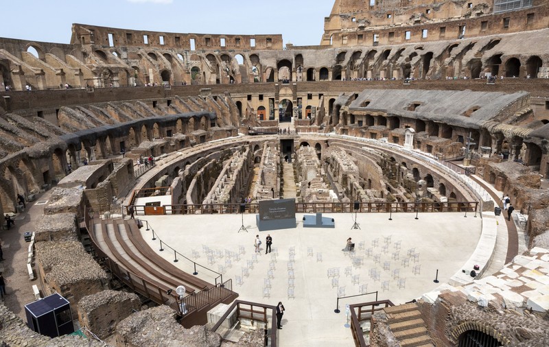 Tunelurile subterane ale Colosseumului se vor deschide complet publicului