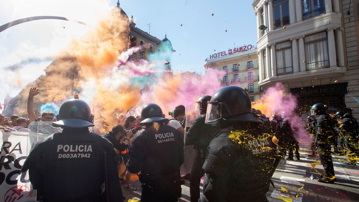 Violențe la Barcelona