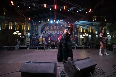 Lidia Buble la Arad. Sursa foto: Facebook / Centrul Municipal de Cultură Arad