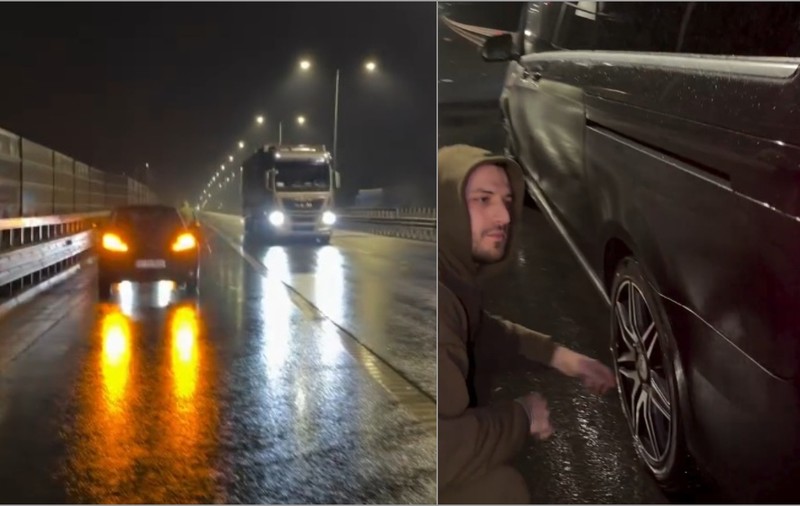 Ce au pățit șoferii care au intrat seara de pe A2 pe A0: „Nu pot să cred. Pentru ce plătim taxe?”. Oana Radu a povestit totul pe Instagram