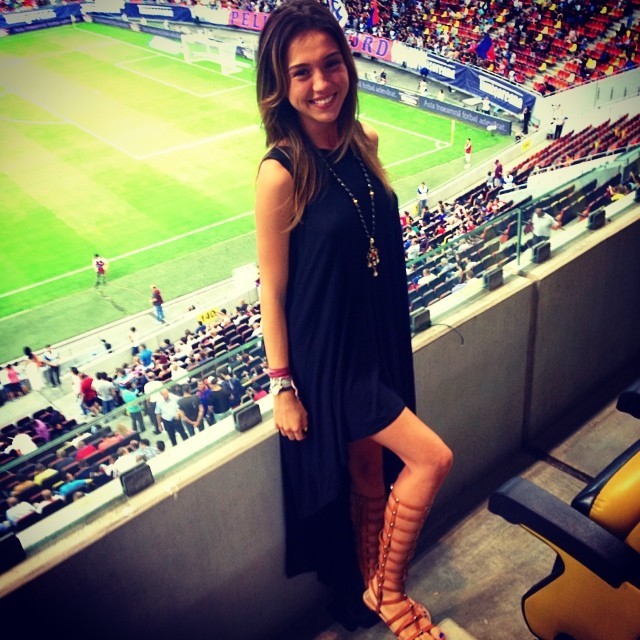 Teodora Stoica, fericită pe Arena Naţională FOTO: Facebook.com