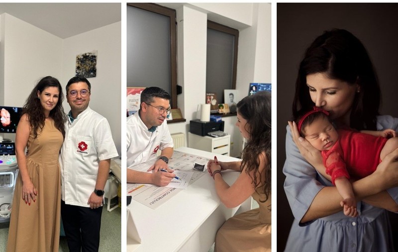 Nasterea te face mama. Dr Ciprian Morariu si Aurelia Petre despre fenomenul cezarienelor. Foto arhiva personala
