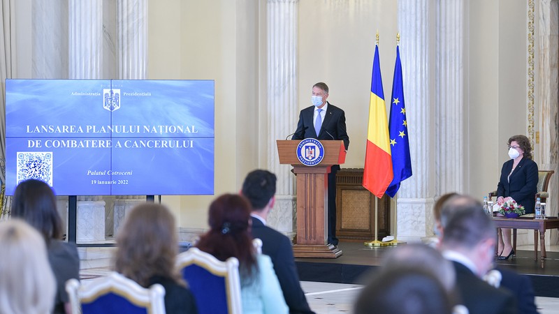 Klaus Iohannis a prezentat la Cotroceni planul de combatere a cancerului în România