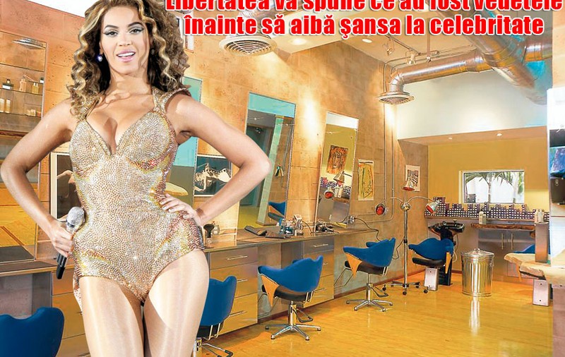 Beyonce a măturat părul în coafor