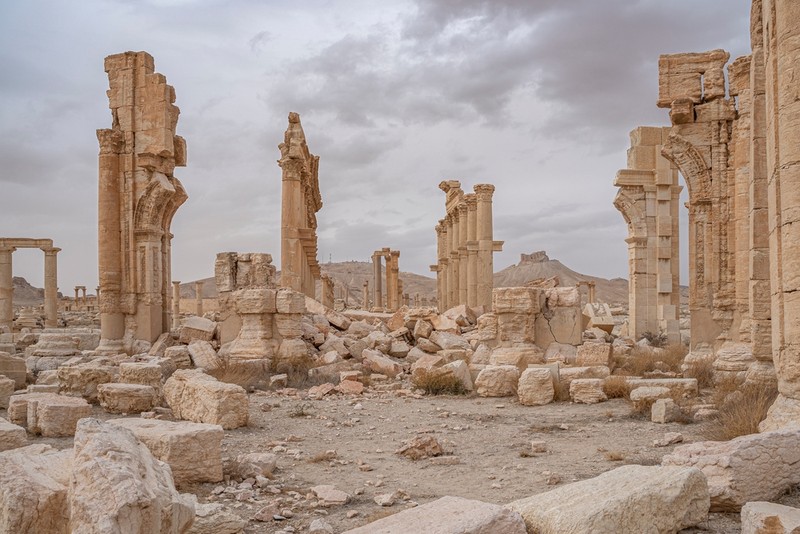 Monumente istorice distruse de oameni - Templul din Palmyra