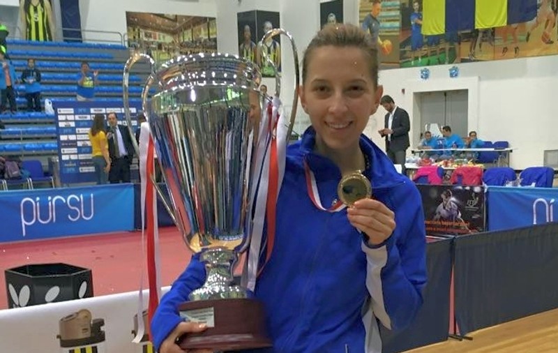 Eliza Samara a plecat la Jocurile Europene de la Baku cu 800 de mingiuțe de tenis de masă