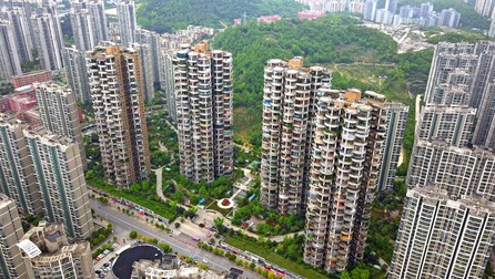 Orașul chinez Guiyang, din sud-vestul Chinei | Foto: Hepta