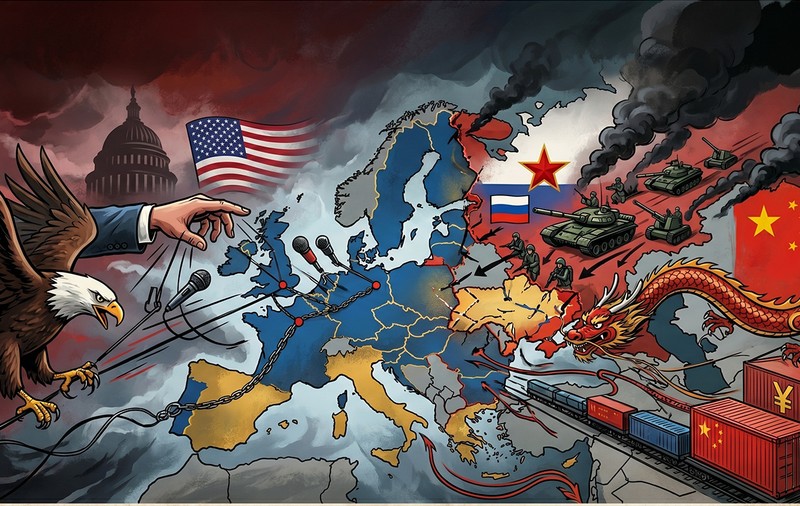 Avertismentul unui mare istoric contemporan despre viitorul UE: „Europa se află sub atac militar din partea Rusiei, politic din partea Statelor Unite și economic din partea Chinei”