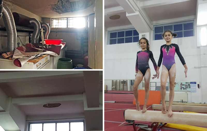 Cum îi umilesc Primăria și MTS pe sportivii de la CS Petrolul Ploiești, de unde au plecat multe campioane mondiale la gimnastică. Clubul a ajuns o groapă de gunoi: ”Dacă vine un cutremur, murim ca șoarecii”