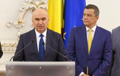 Ilie Bolojan (PNL) și Sorin Grindeanu (PSD) sunt parte din coaliție din luna iunie
