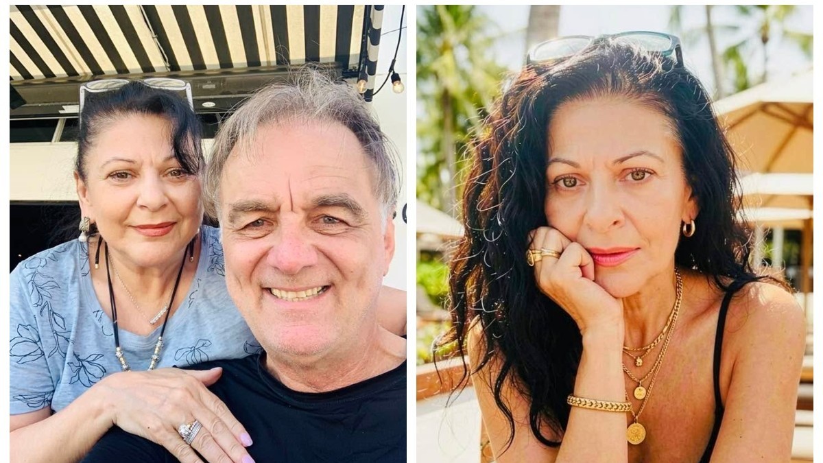 Elena Carstea si sotul ei, Glenn