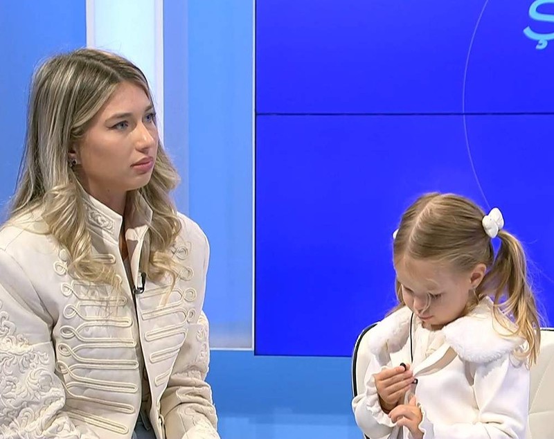 Imagini rare cu Teea, nepoata lui Anghel Iordănescu