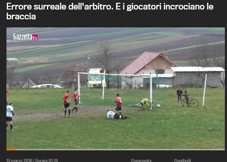 Italienii se distrează cu scandalurile din fotbalul mic de la noi