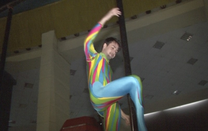 Alexandru Constantin a făcut acrobaţii cu Cirque du Soleil