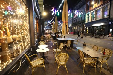 Revelion trist în Cardiff, unde cele mai multe localuri au fost închise | Foto: Profimedia