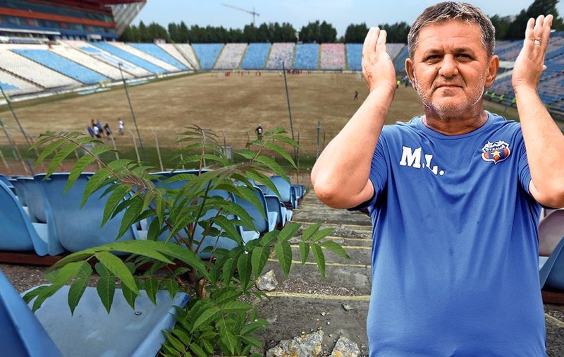Adio, pică Templul! A început demolarea stadionului Steaua: vise, iluzii, drame și bucurii, de-a valma sub șenilele buldozerelor/FOTO