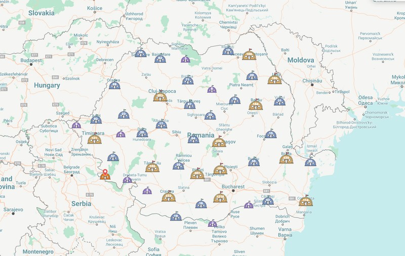 Harta interactivă a adăposturilor antiatomice din România. Cum poți afla unde este cel mai apropiat buncăr