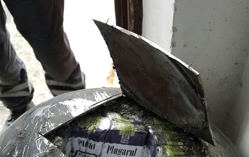 Și-a ”încărcat” butelia cu...16.420 de țigări de contrabandă!