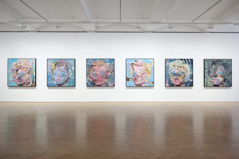 Versiuni Marilyn Monroe distorsionate din expoziția „The Fear of NOW” | Foto: Jackson Pearce White. © Adrian Ghenie; Thaddaeus Ropac Gallery