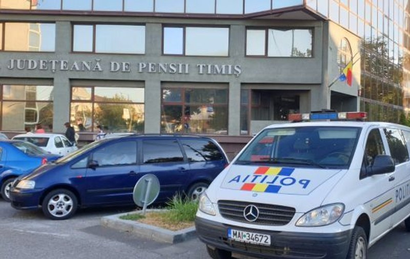 Jaf la Casa de Pensii din Timișoara. Hoții au fugit cu 50.000 de euro