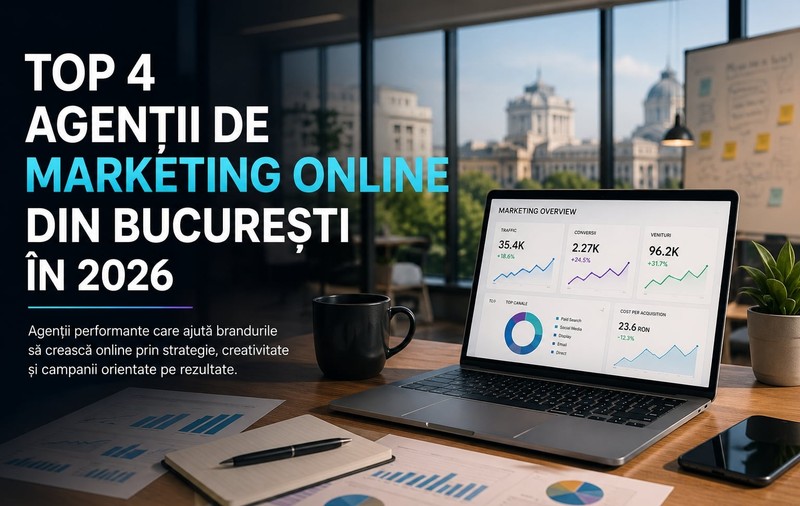 TOP 4 agenții de marketing online din București care merită urmărite în 2026