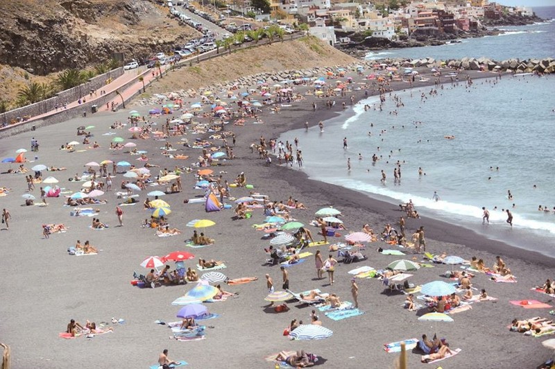 Plaja La Nea, înainte de pandemie