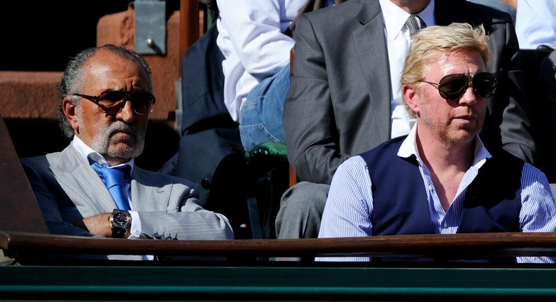 Ion Țiriac și Boris Becker