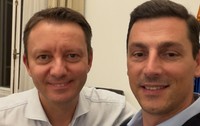 Siegfried Mureșan și purtătorul de cuvânt al PNL, Ionel Bogdan. Foto: Facebook