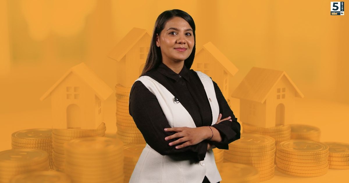 Tatiana Niculae, gazda emisiunii 5 Știri Imobiliare Finance