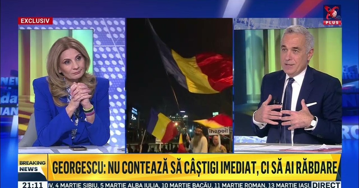 Calin Georgescu la Realitatea plus 2