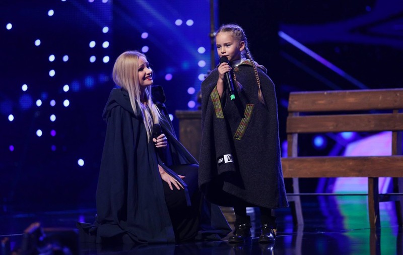 Fetița cu chip de înger care l-a emoționat până la lacrimi pe Florin Călinescu. Are doar 7 ani și o voce minunată