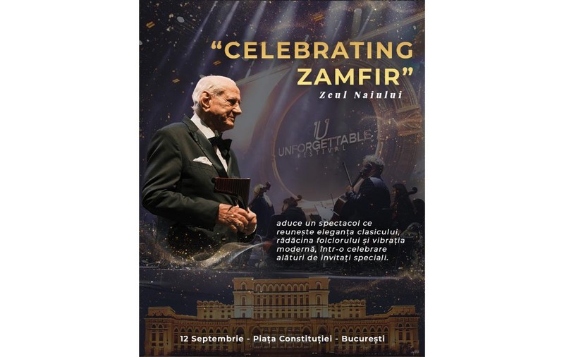 Unforgettable Festival anunță programul de acces și spectacolul omagiu „Celebrating Zamfir”