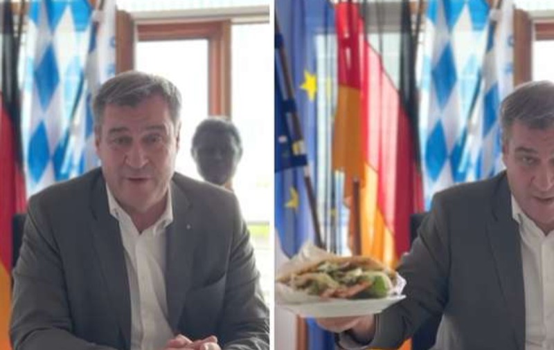 Motivul pentru care prim-ministrul Bavariei premiază 5 dintre fanii săi cu „cel mai bun kebab cu de toate”: „Vă aștept la masă”