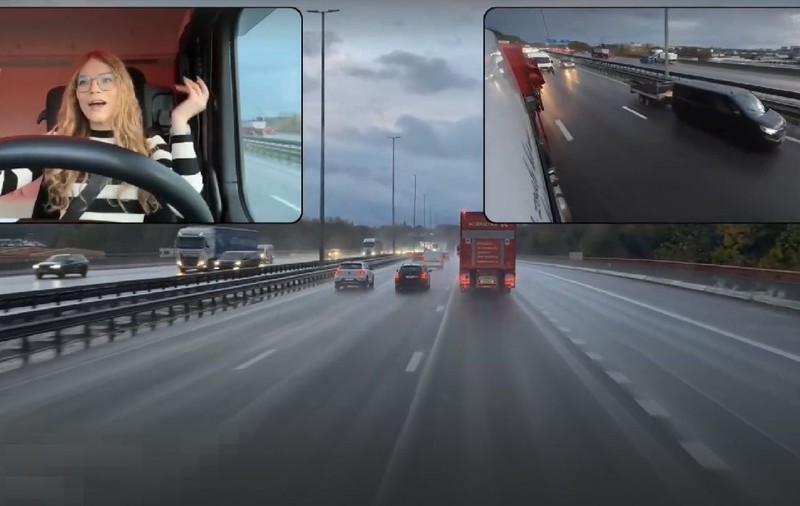 O șoferiță de TIR e urmărită de mii de oameni în fiecare cursă: „Primesc mai mulți bani decât câștig din condus”
