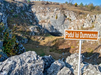 Podul lui Dumnezeu - localizare