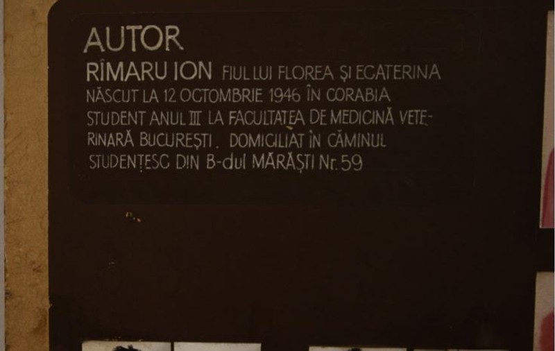 Dosarul celebrului criminal Ion Râmaru, în imagini care nu s-au văzut până acum! Autor a patru omoruri, studentul a terorizat Capitala în anii `70