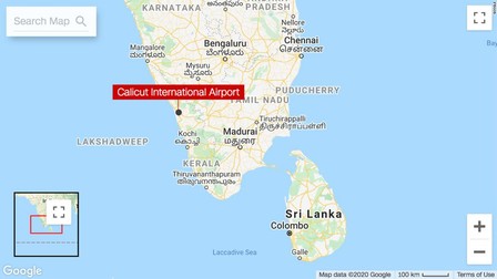 Locul în care a avut loc accidentul aviatic