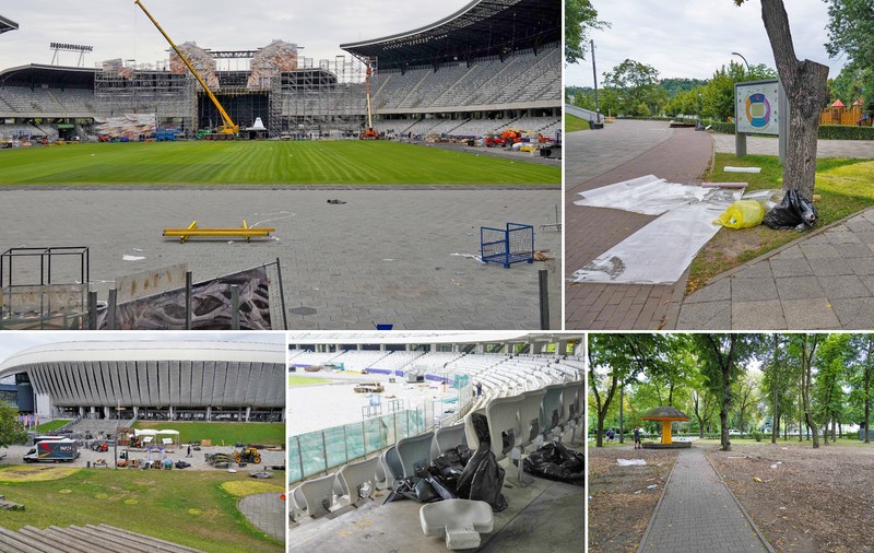 Napocalipsa, după Untold. Cum arată Parcul Mare la finalul festivalului de la Cluj